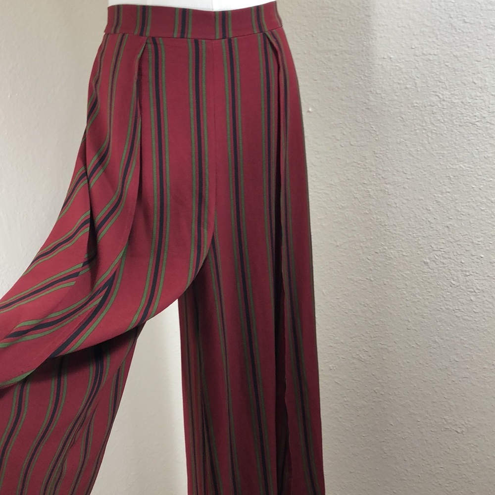Elevenses Anthropologie Boho Open Fork Split Pants